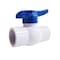 Thrifco Plumbing 1-1/2 Inch Slip PVC Ball Valve, Blue Handle, Heavy Duty 6415214 - alternate 5